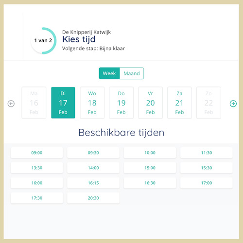 Maak online afspraak